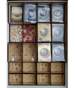 Box Insert for THROUGH THE AGES (Base game + Expansion)