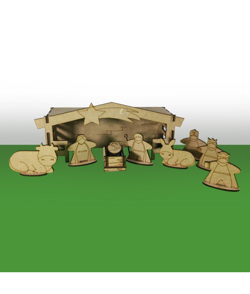 Meeple Nativity Scene Set