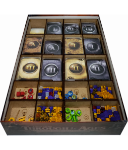 Box Insert for THROUGH THE AGES (Base game + Expansion)