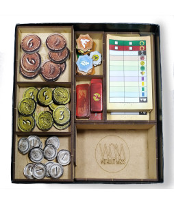 Inserto compatible con 7 WONDERS DUEL (Base + Expansión Ágora + Expansión Pantheon) (Desarmado)