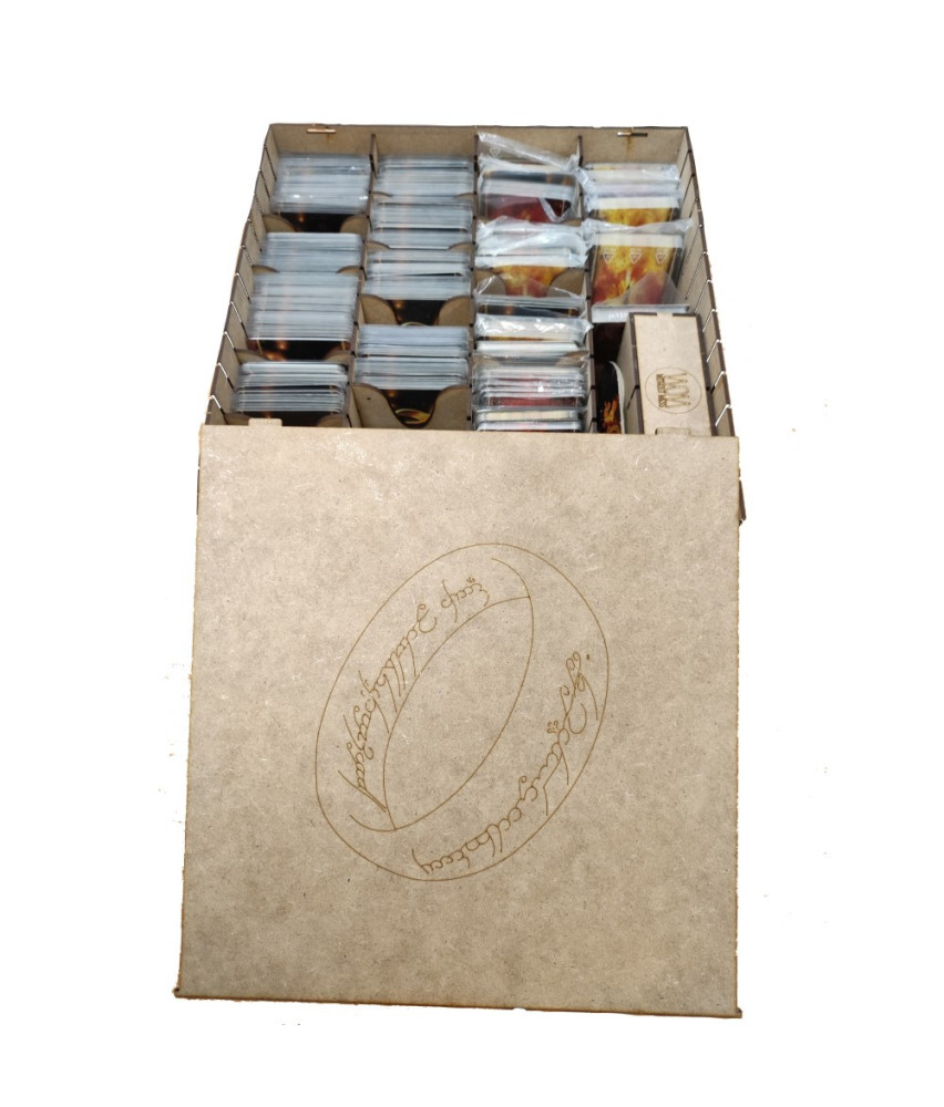 Caja compatible con EL SEÑOLR DE LOS ANILLOS (Juegos de Cartas) (Base + expansiones)