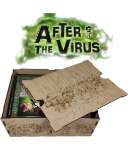 Box for AFTER THE VIRUS (Base game + The Long Cold Expansion)