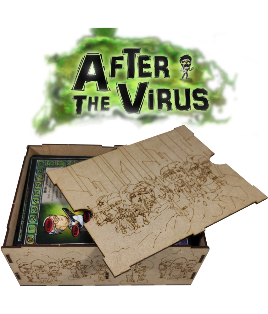 Box for AFTER THE VIRUS (Base game + The Long Cold Expansion)