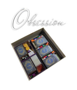 Box Insert for OBSESSION (Base game + Upstairs, Downstairs Exp. + Additional Tiles Exp. + Wessex Exp.)