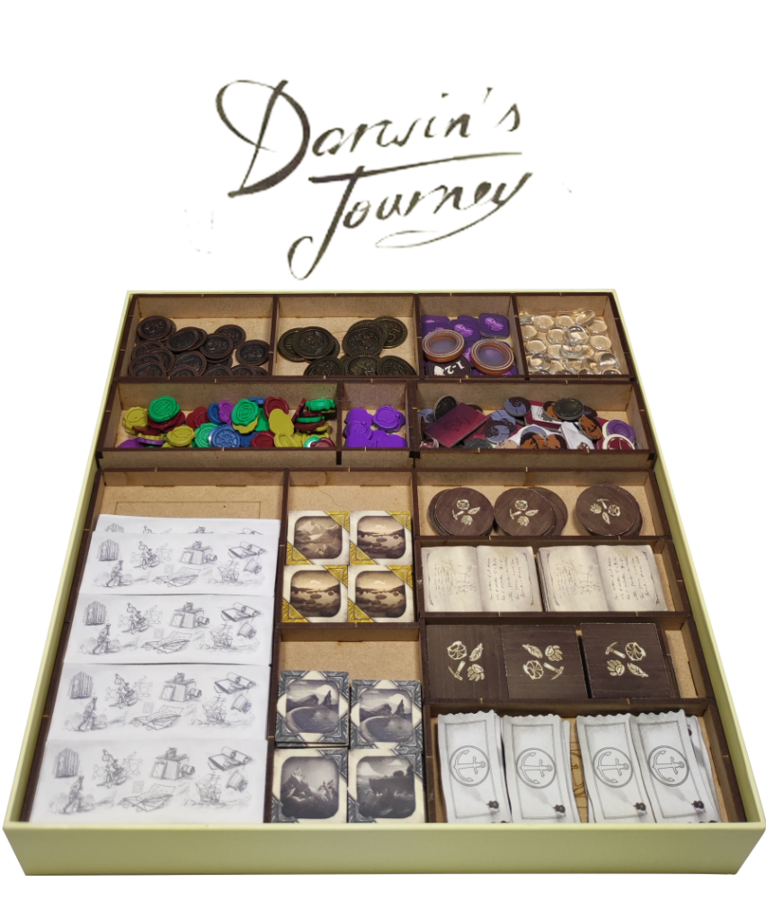 Box Insert for DARWIN'S JOURNEY