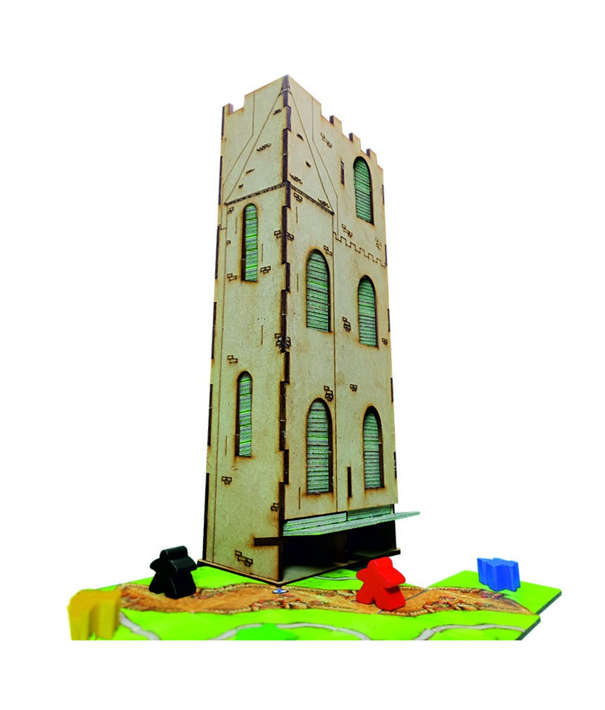 Accesorios WOM: TORRE PARA LOSETAS (Compatible con Carcassonne)