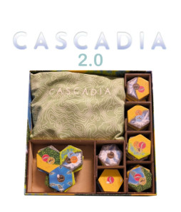 Box Insert for CASCADIA 2.0 (Base game + Landmarks Exp.)