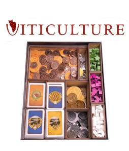 Inserto Compatible con VITICULTURE (Base + 3 Expansiones)