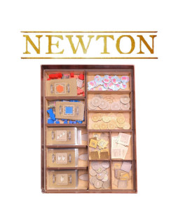 Box Insert for NEWTON (Base game + New Horizon Exp. + Great Discoveries Expansion Exp.)