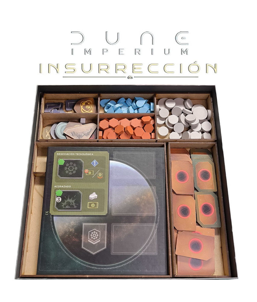 Inserto Compatible con DUNE IMPERIUM Ó "INSURRECCIÓN" (Base + Expansiones)