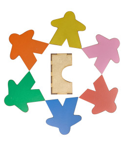 WOM Home: Meeples Coasters