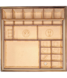 Box Insert for INFERNO (Base game + Papal Bulls Mini Exp. + miniatures set)