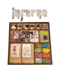 Inserto Compatible con INFERNO (Base + Mini Exp. Papal Bulls + Set de Miniaturas)