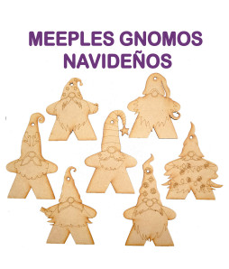 CHRISTMAS GNOME MEEPLES