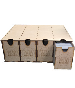 Accesorios WOM: Caja con Cajones para Cartas (Horizontal)