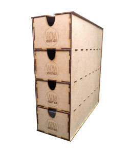 Accesorios WOM: Caja con Cajones para Cartas (Vertical)