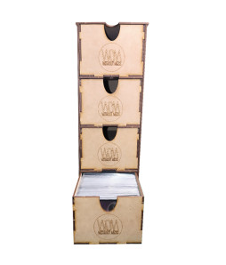 Accesorios WOM: Caja con Cajones para Cartas (Vertical)