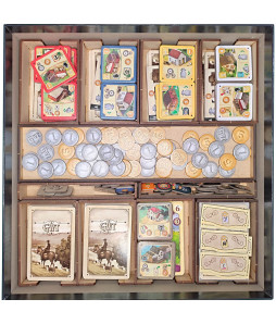 Box Insert for GREAT WESTERN TRAIL (Base game + Exp./ Argentina / New Zeanland)