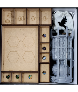 Box Insert for FROSTPUNK: THE BOARD GAME (Base game + Frostlander Exp.)